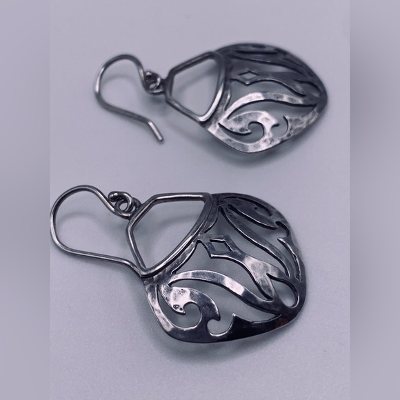 Silpada RARE HTF Sterling Parisian French Wire Earrings - Picture 9 of 14